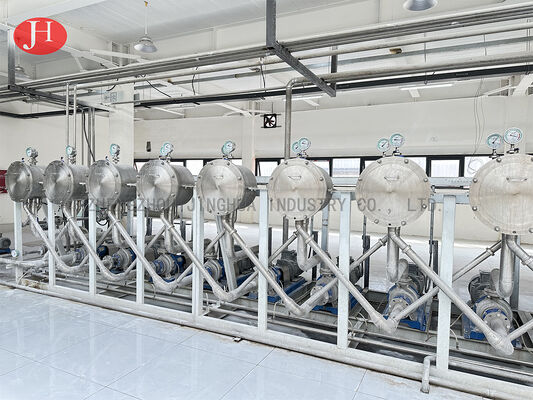 Hydrozykloneinheit aus Edelstahl zur Waschung und Konzentration von Stärke-Schlamm