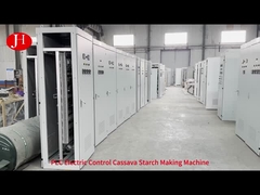 Maßgeschneiderte Süßkartoffelmehlmaschinen mit Edelstahlmaterial und PLC-Steuerung